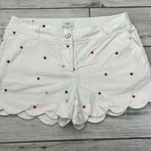 Crown and Ivy star scalloped bottom shorts